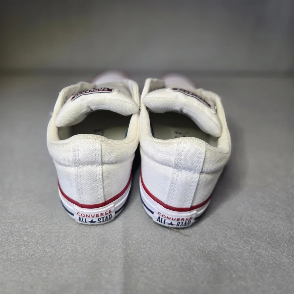 Converse Madison Sneakers Youth 2 White Excellent Slip On Low Top A01694F